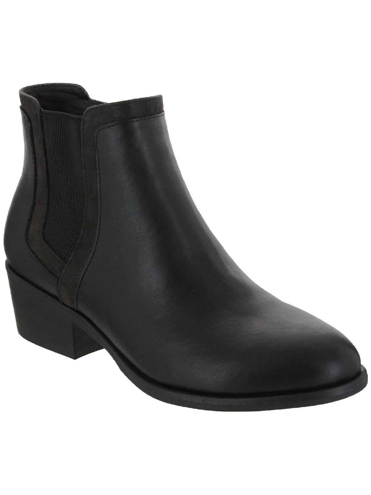 Mia Amore Womens Talya Block Heel Ankle Chelsea Boots Walmart