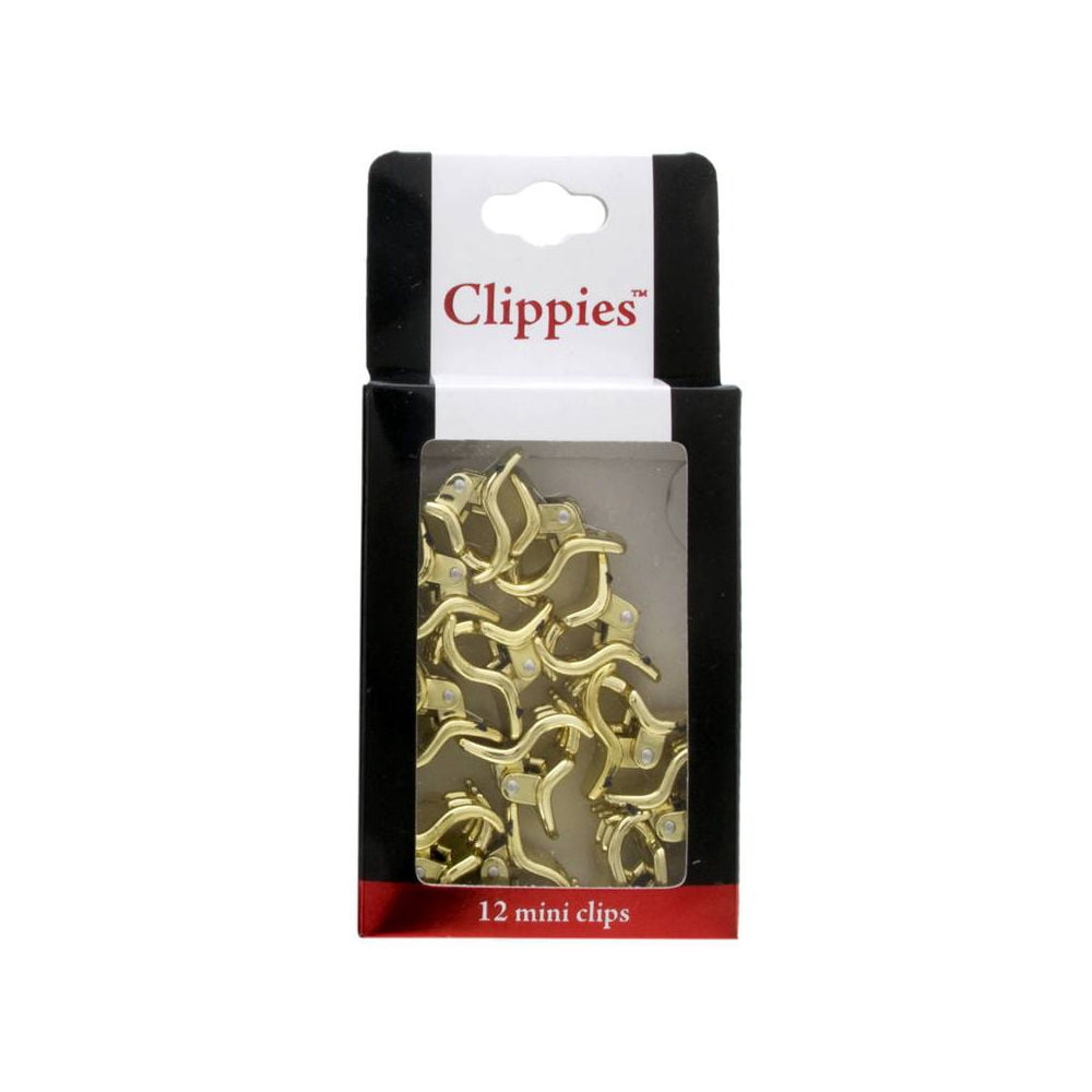 Montgomery Clips Mia Clippies Model No. 3000 - 12 Mini Clips - Walmart.com