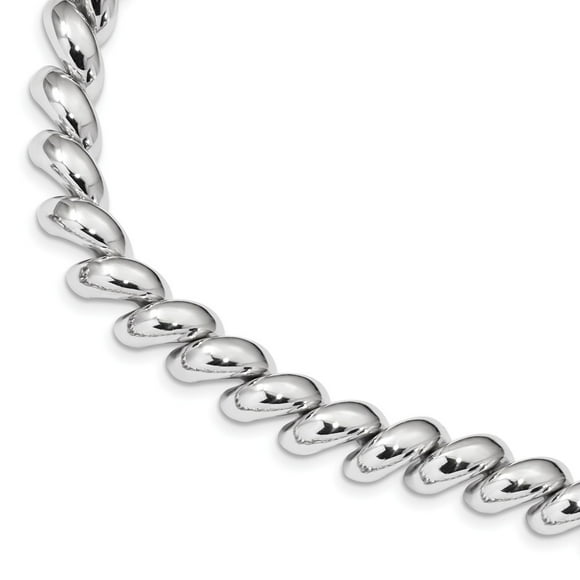 Mia Diamonds 925 Sterling Silver Rhodium-Plated San Marco Bracelet