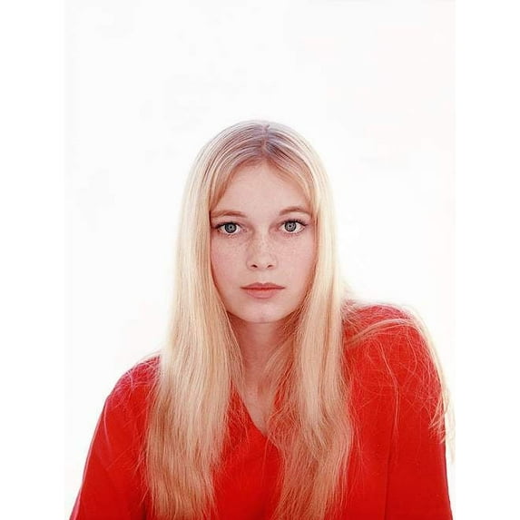 Mia Farrow - Red Shirt Photo Print (8 x 10)