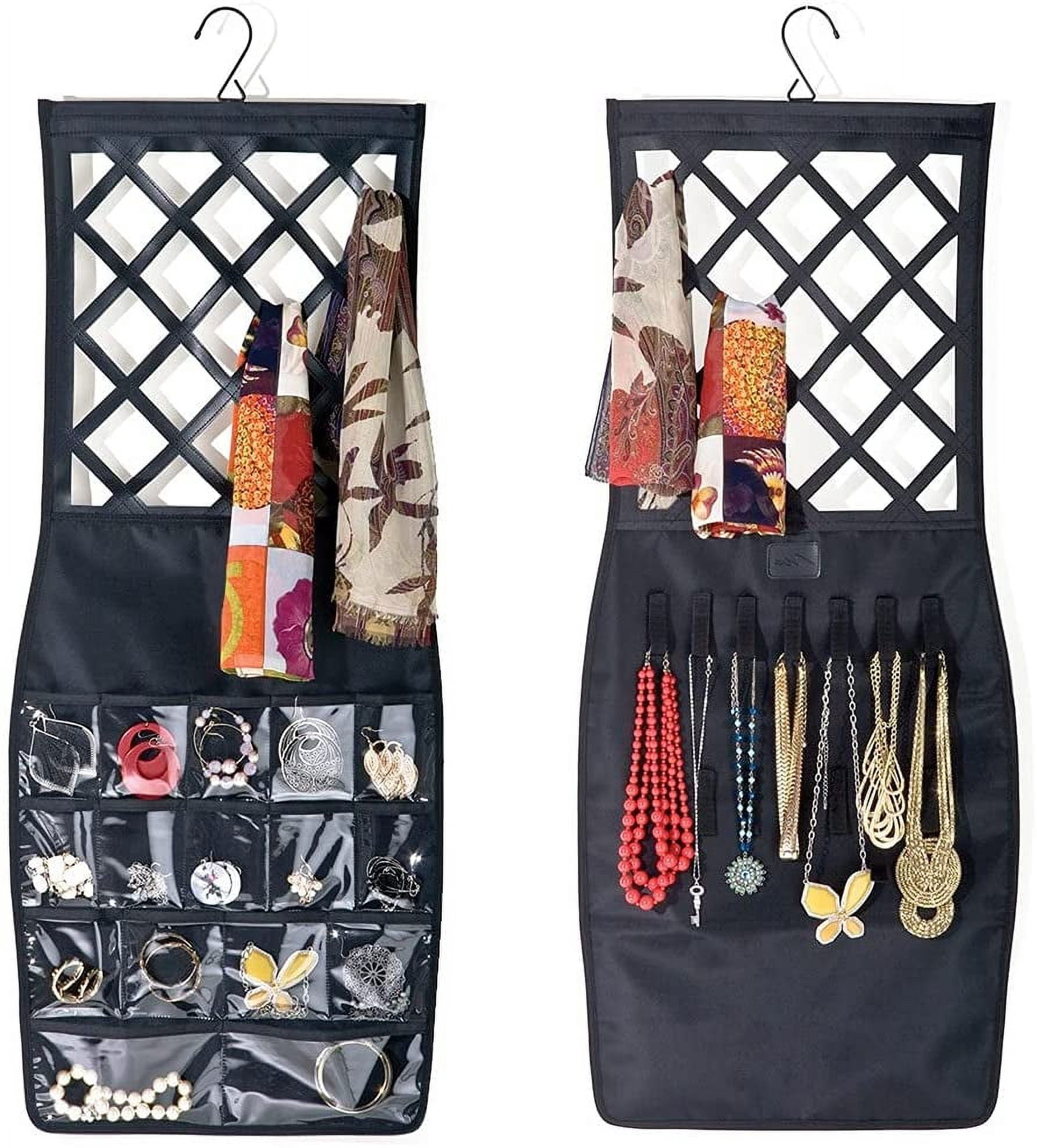Mia Hanging Jewelry Organizer, Hanging Travel Organizer for Jewelry and