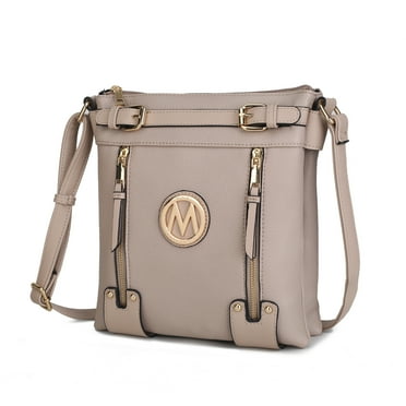 Mia K Lilian Crossbody Handbag Vegan Leather Multi-Functional Adjustable Strap