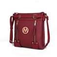 thumbnail image 1 of Mia K Lilian Crossbody Handbag Vegan Leather Multi-Functional Adjustable Strap, 1 of 17