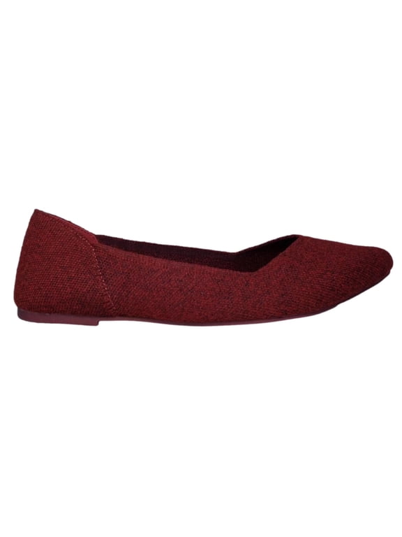Kerri Flyknit Flat Loafers Wine KERRI-WINE Women's Size 7.5