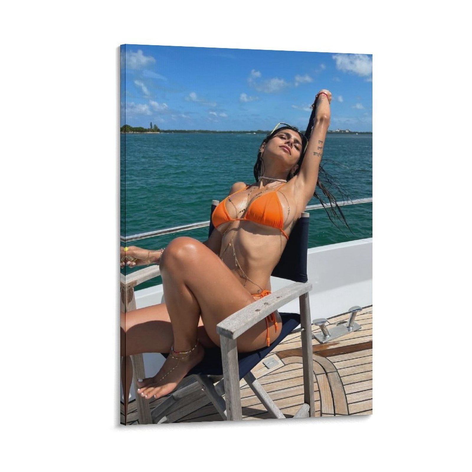 Mia Khalifa Hot Girl Sexy Poster (10) Canvas Poster Wall Art Picture Prints  Hanging Photo Gift Decor Home Posters Artworks 24x36inch(60x90cm) -  Walmart.com