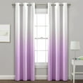 thumbnail image 1 of Mia Ombre Insulated Grommet Blackout Window Curtain Panels, Set of 2, 1 of 11