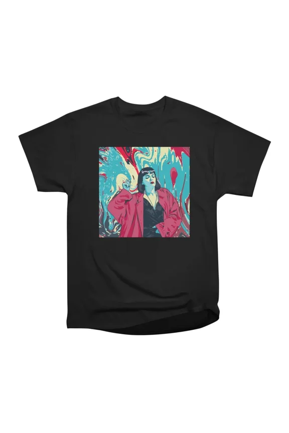Mia Pulp Fiction T-Shirt Tee Gift For Him Merch For Her Apparel For Friend