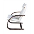 thumbnail image 1 of Mia Reclining Bentwood Chair - Mocha - Walnut & Beige, 1 of 1