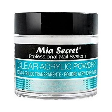 Mia Secret 1 oz Clear Acrylic Powder Professional Nail Art System