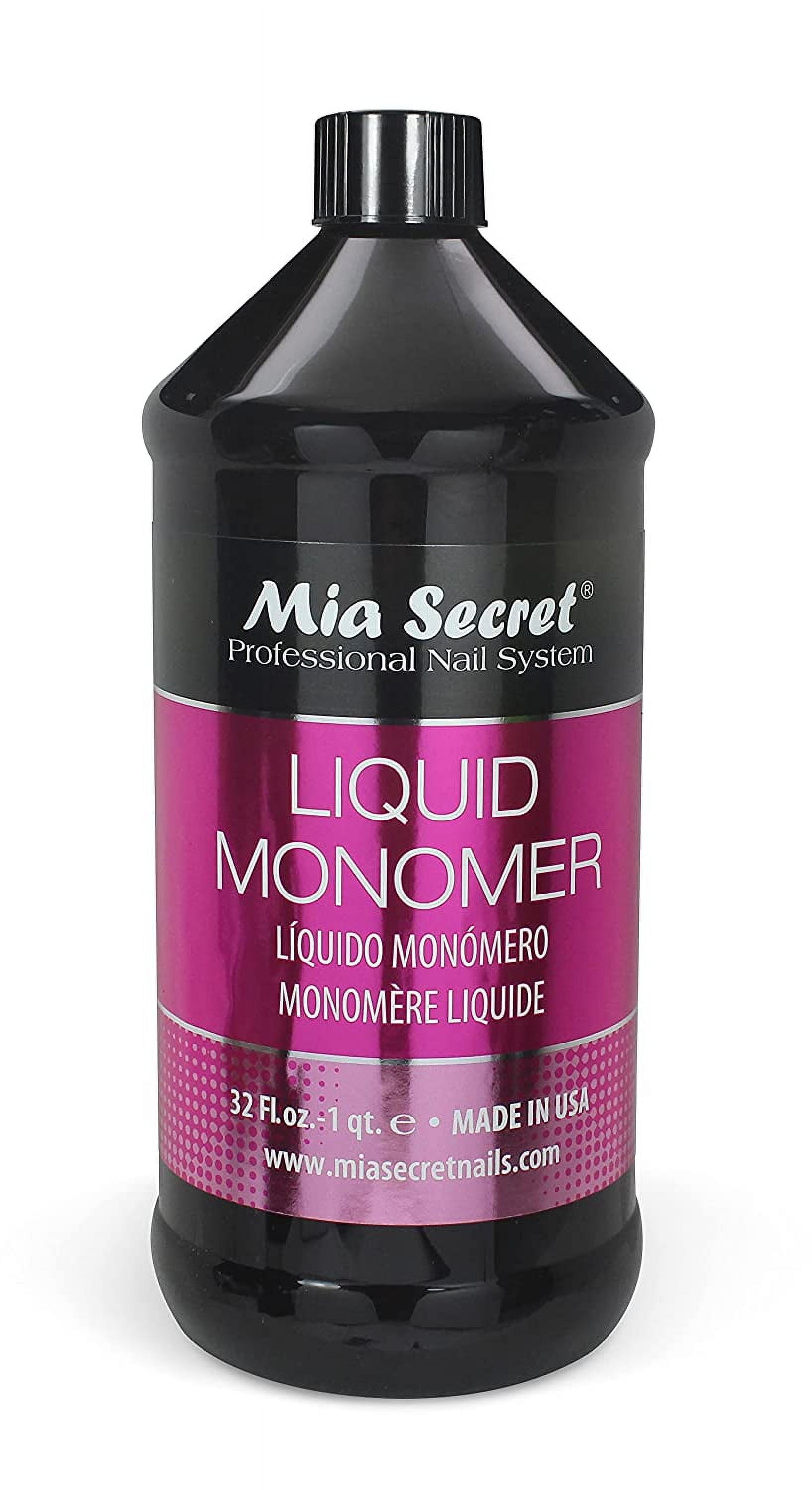 Mia Secret 32 oz / 960ml LIQUID MONOMER PROFESSIONAL ACRYLIC NAIL SYSTEM,32oz