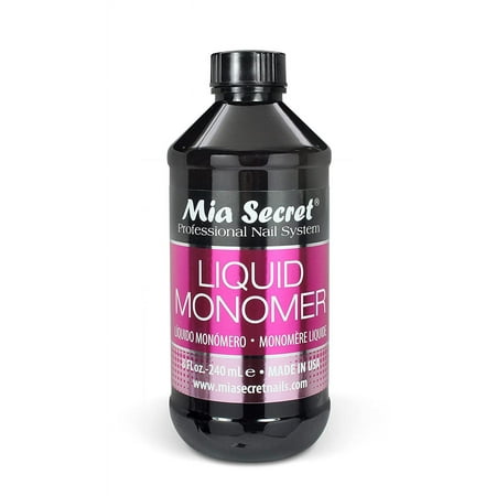 Mia Secret 8 oz / 240ml LIQUID MONOMER PROFESSIONAL ACRYLIC NAIL SYSTEM,8oz