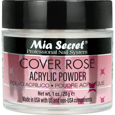 Mia Secret Acrylic Cover Powder - Regular, Rose, 3 Pieces (2 Pack)