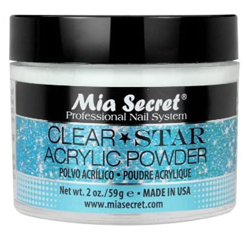 Mia Secret Acrylic Powder - Clear Star 2oz