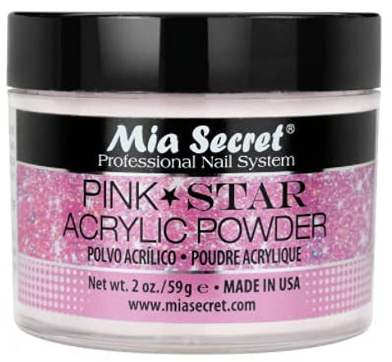 Mia Secret Pink Stars Acrylic Powders- 2 OZ