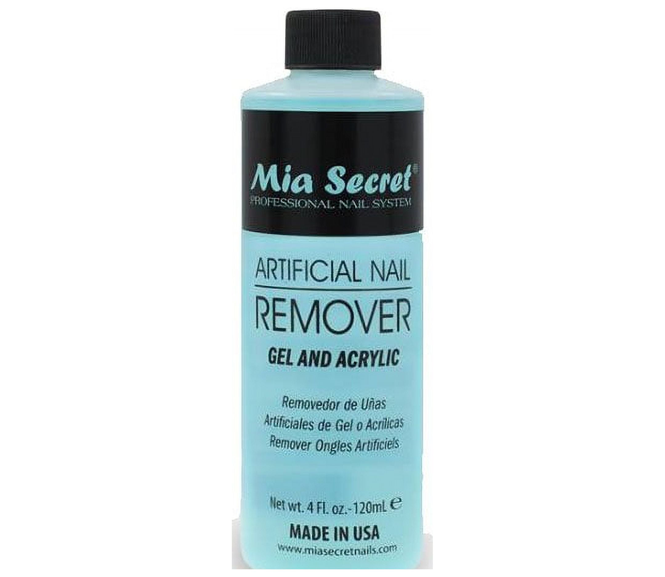 Mia Secret Professional Acrilyc Nail System Artificial Nail Remover 4 oz (ANR-04) Made In USA