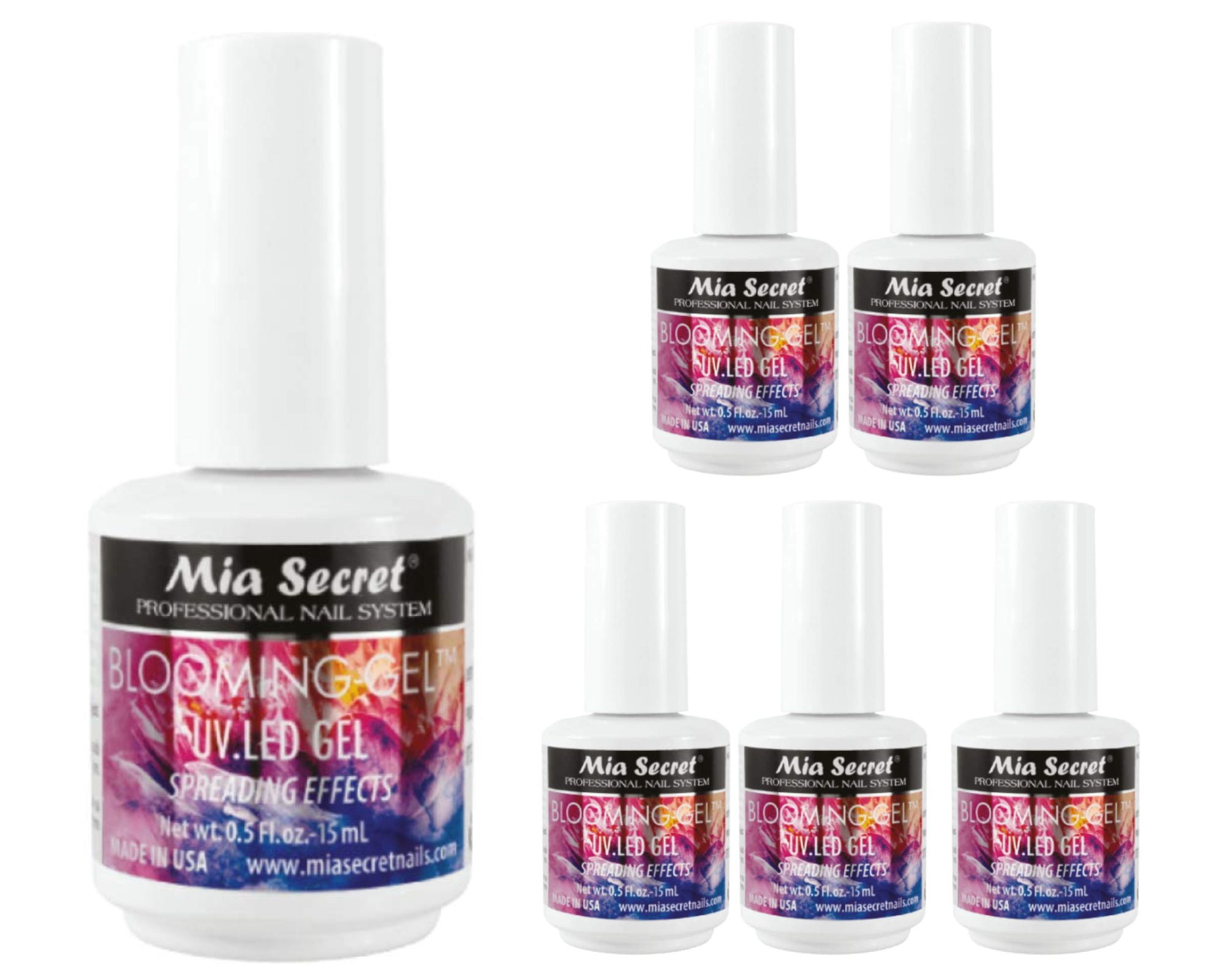 Mia Secret Blooming Gel UV LED Gel (BMG-38) x 6