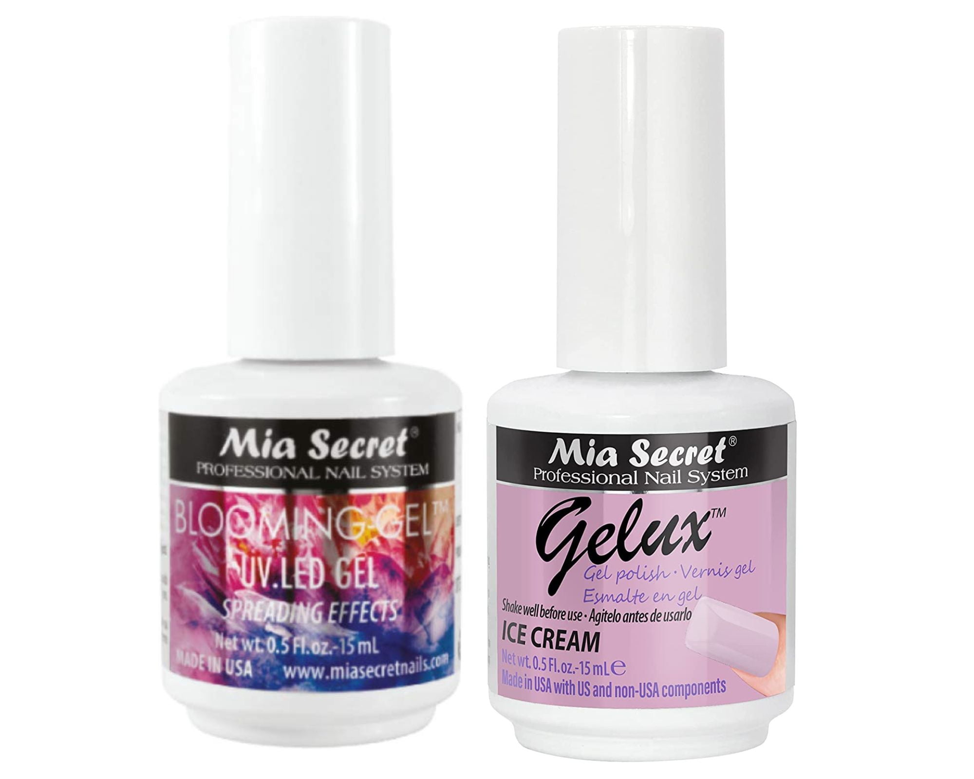 Mia Secret Blooming Gel UV LED Gel & Gelux Gel Polish - ICE CREAM - COMBO PACK