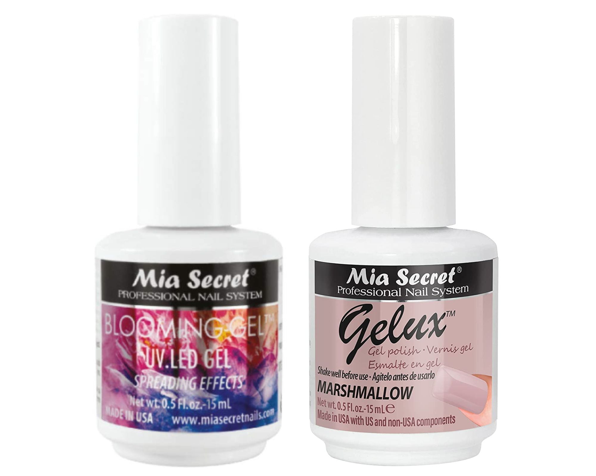 Mia Secret Blooming Gel UV LED Gel & Gelux Gel Polish MARSHMALLOW ( 15 ML )