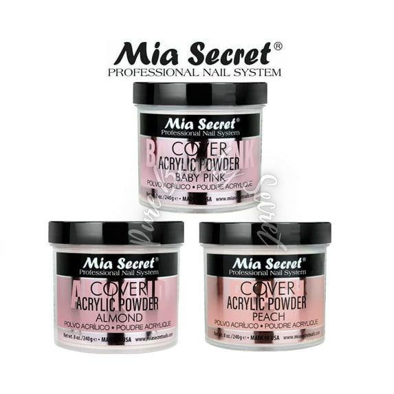 Mia Secret COVER (Baby Pink/Almond/Peach) 8oz;3pc