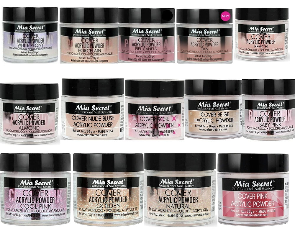 Mia Secret COVER Powder - 1 oz; ALL 14 Colors