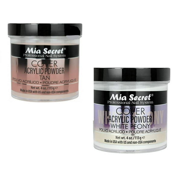 Mia Secret - COVER (WHITE PEONY + TAN) 4 oz