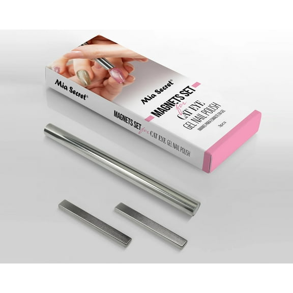 Mia Secret Cat Eye Gel Polish Magnets- 3 pc Set - for Cat Eye Gel Nail Polish