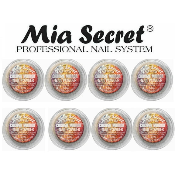 Mia Secret Chrome Mirror Powder 2g - (CH-11) Splash Holographic x 8