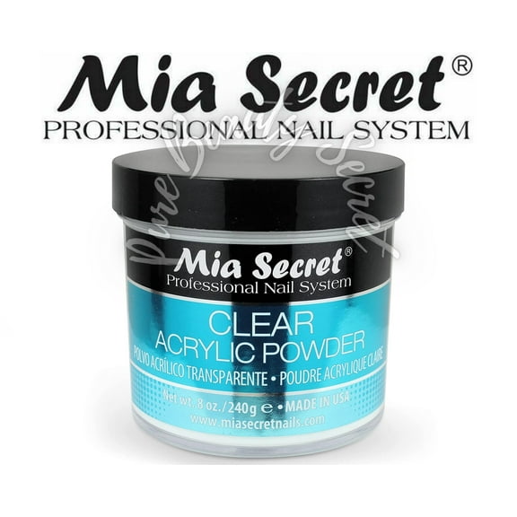 Mia Secret Clear Acrylic Powder 8 oz