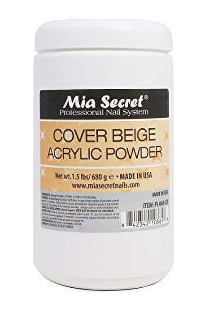 Mia Secret Cover Beige Acrylic- 1.5 lbs