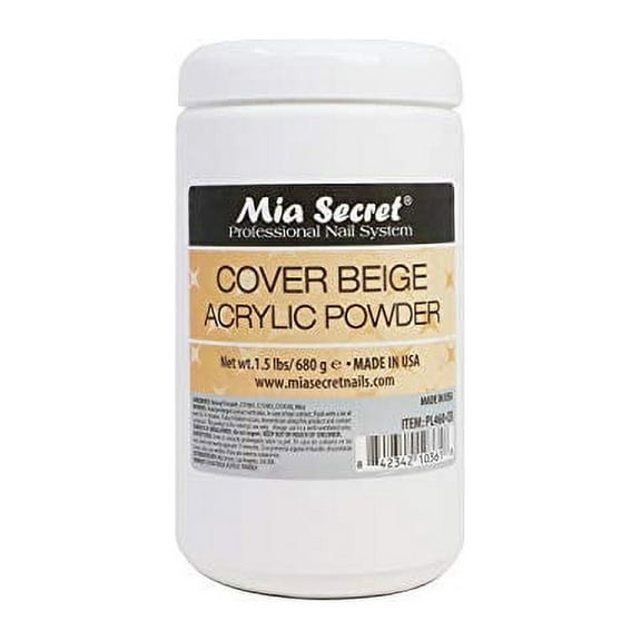 Mia Secret Cover Beige Acrylic- 1.5 lbs
