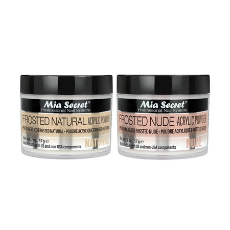 Mia Secret - (Frosted Natural + Frosted Nude) 2 oz