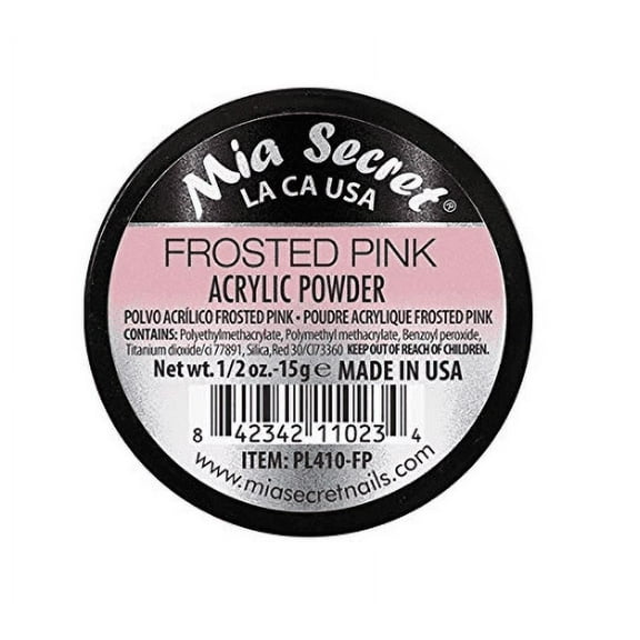 Mia Secret Frosted Pink Acrylic Powder 0.5 Ounce