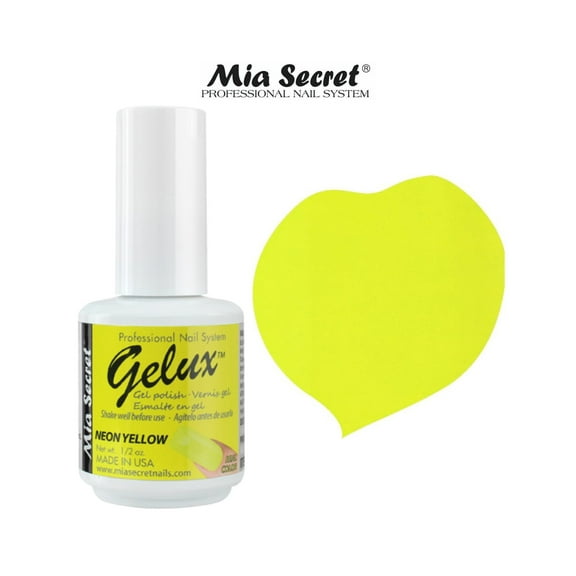 Mia Secret Gelux Gel Polish - (GP-103) NEON YELLOW