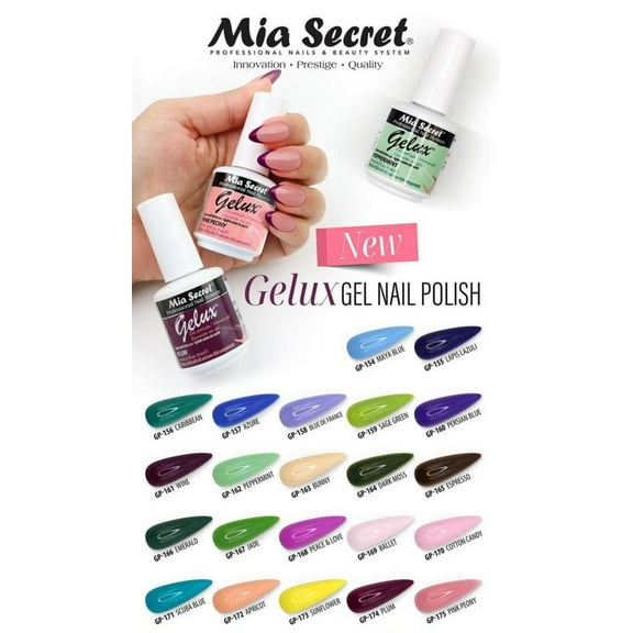 Mia Secret Gelux Gel Polish - (GP-154) MAYA BLUE