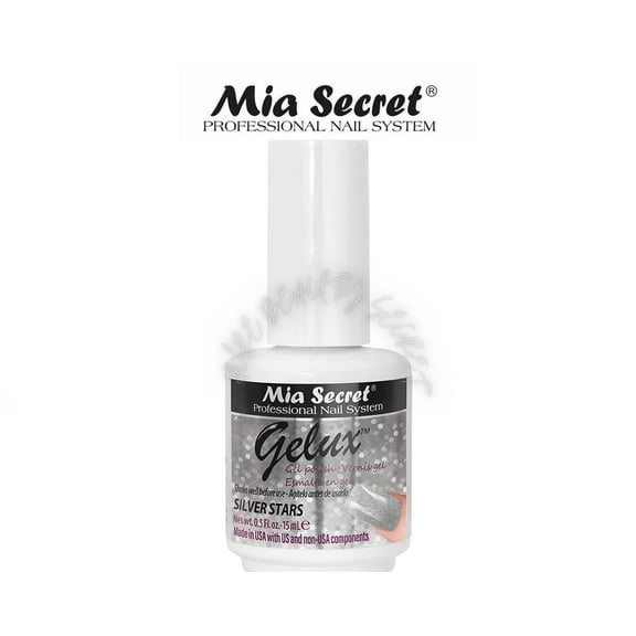 Mia Secret Gelux Gel Polish - (GP-28) SILVER STARS
