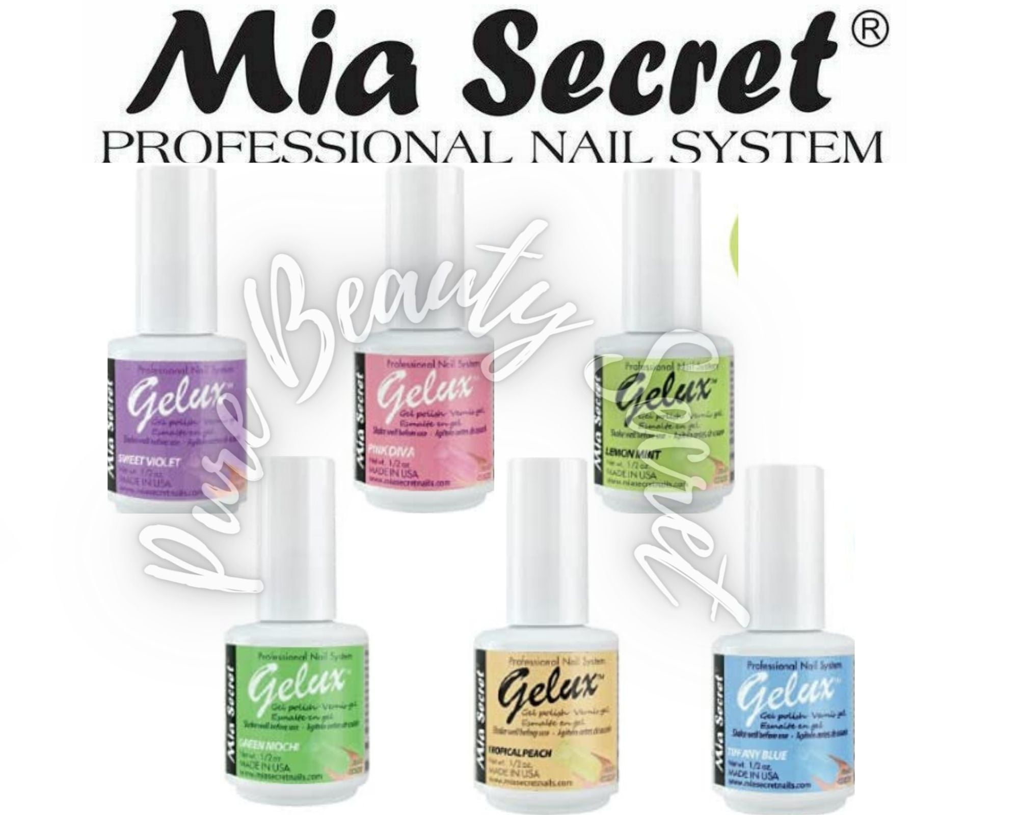 Mia Secret Gelux Gel Polish - (GP125_GP130) 6PC SET