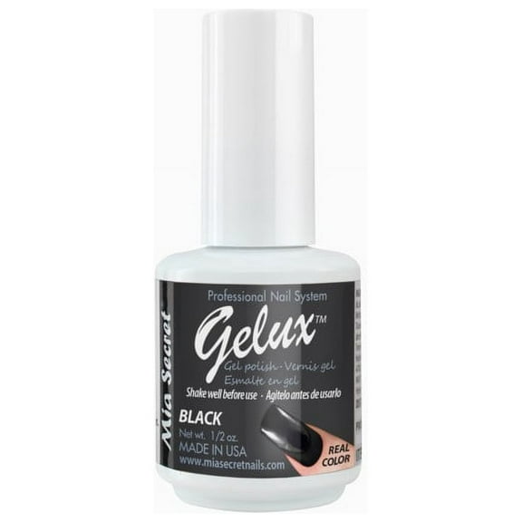 Mia Secret Gelux Soak Off Gel Polish Black