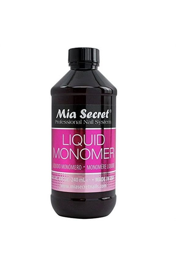 Mia Secret Liquid Monomer Professional Acrylic Nail System Care, 8 oz