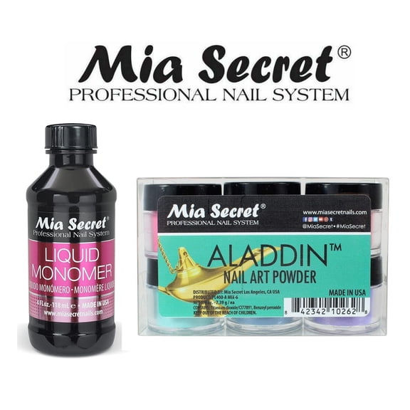 Mia Secret - Monomer 4 oz + Aladdin