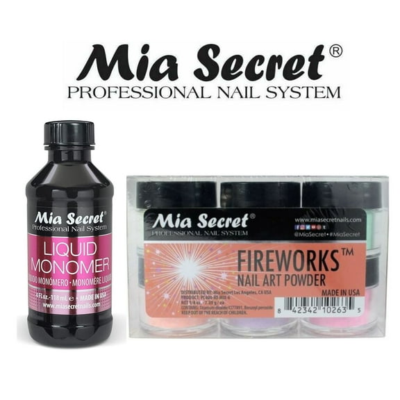 Mia Secret - Monomer 4 oz + Fireworks