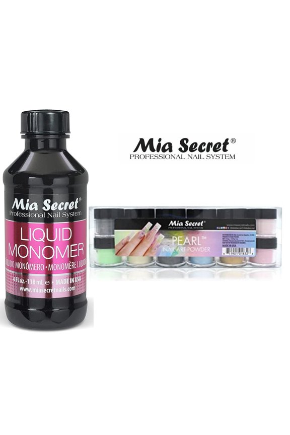 - Monomer 4 oz + Pearl 12 Colors Set