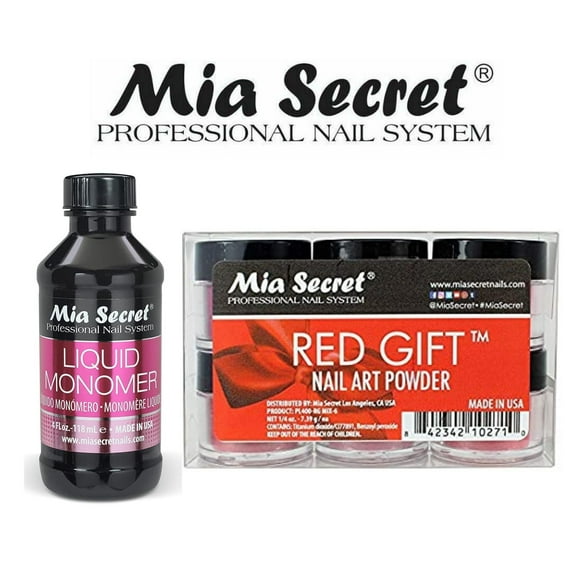 Mia Secret - Monomer 4 oz + Red Gift
