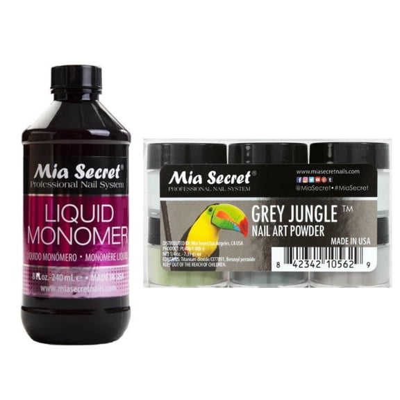 Mia Secret - Monomer 8 oz + Grey Jungle