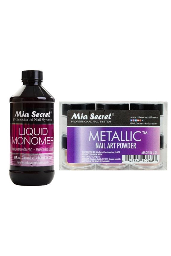 - Monomer 8 oz + Metallic