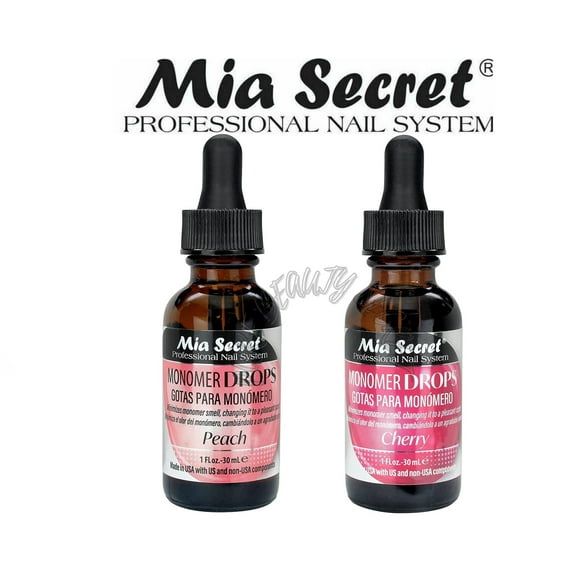 Mia Secret Monomer Drop 1 oz - PEACH + CHERRY