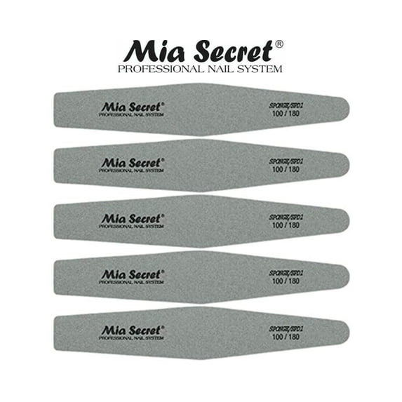 Mia Secret - NAIL FILE - SPONGE DIAMOND #100/180 (SPD1) x 5
