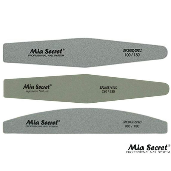 Mia Secret - NAIL FILE - SPONGE DIAMOND (SPD1)+(SPD2)+(SPH3) 3pc Set
