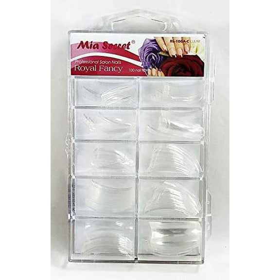 Mia Secret - Nail Tips - Royal Fancy - 100 Clear (RL100A-C)