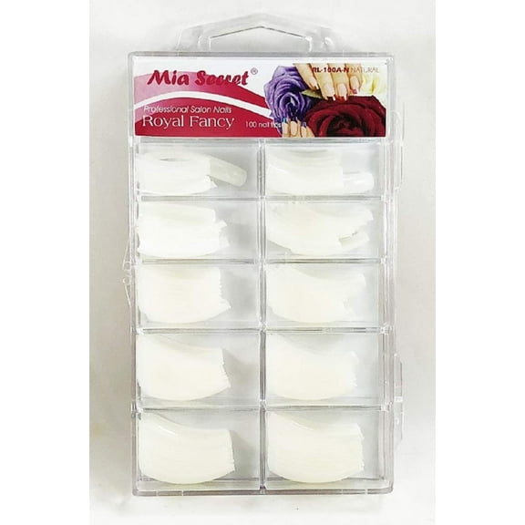 Mia Secret - Nail Tips - Royal Fancy - 100 Ultra White (RL100A-UW)