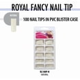 thumbnail image 1 of Mia Secret - Nail Tips - Royal Fancy - (BLISTER) 100 Natural (RL100P-N), 1 of 2